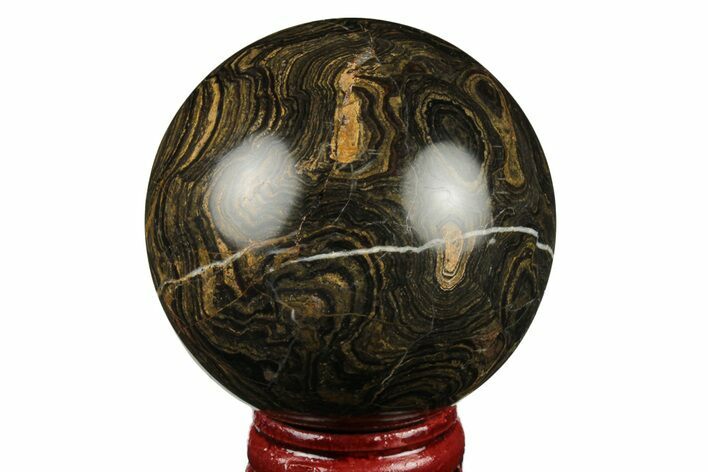 Polished Stromatolite (Greysonia) Sphere - Bolivia #191098